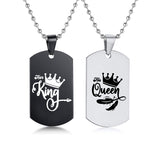Her King His Queen Stainless Steel Dog Tags – Jewelry Gift Ideas — 8