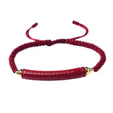 Natural Cinnabar Purple Gold Sand Heart Sutra Red – Jewelry Gift Ideas — 6