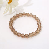 Solid Color Transparent Glass Bracelet – Jewelry Gift Ideas — 13
