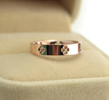 Clover Ring Women's Rose Gold Titanium Steel – Jewelry Gift Ideas — 4