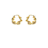European And American Style Golden Twist Earrings – Stylish Gifts — 10
