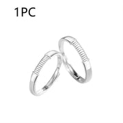 Sterling Silver Wrapped Couple Ring – Gifts for Couples — 5