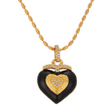 Colored Enamel Glaze Love Diamond Pendant – Jewelry Gift Ideas — 4