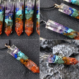 Multicolor Rainbow Crystal Hexagram Pendant – Jewelry Gift Ideas — 3