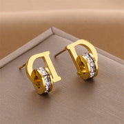 European And American Titanium Steel No Fading Earrings – Gift Ideas — 8