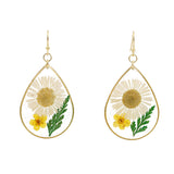 Water Drop Needle Chrysanthemum Earrings Simple – Practical Gifts — 3