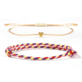 Bracelet Fashion Suit Cotton String Woven – Stylish Gifts — 6
