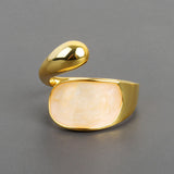 Ins Minority Exaggerated Creative Shell Vintage Ring – Gifts for Her — 2