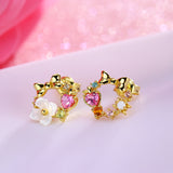 Silver Plated Secret Garden Earrings Natural – Outdoor Gifts — 3