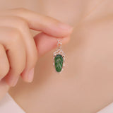 Jadeite Necklace With Gold Inlaid Branches – Jewelry Gift Ideas — 3