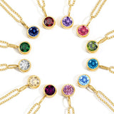 Fashion Personality Element Birthstone Necklace – Jewelry Gift Ideas — 18