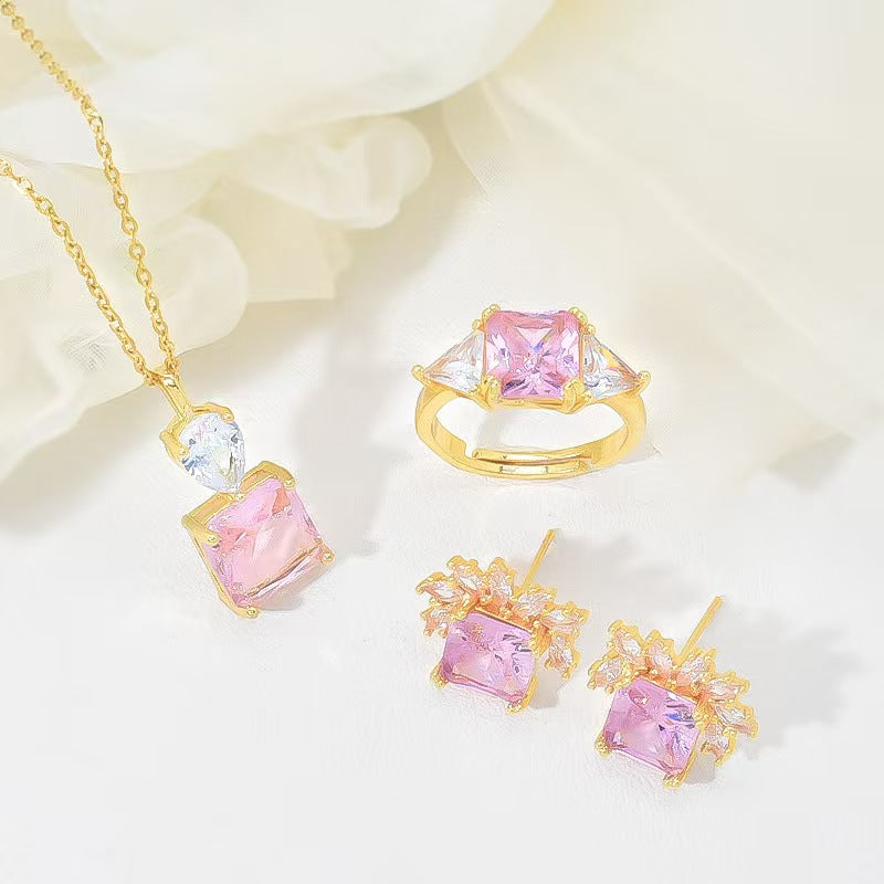 Square Necklace Female Premium Clavicle Chain – Jewelry Gift Ideas — 1