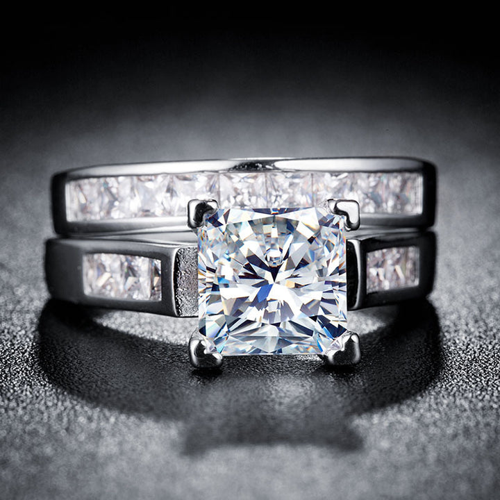 Men's And Women's Diamond Ring Zircon Jewelry – Jewelry Gift Ideas — 1