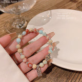 Cute Colorful Beaded Bracelet Niche Pearl – Jewelry Gift Ideas — 12