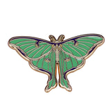 Silkworm Moth Enamel Brooch Fashion Jewelry – Stylish Gifts — 1