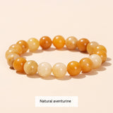 Female Single Circle Ball Natural Stone Bracelet – Jewelry Gift Ideas — 17