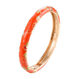 Women's Fashion Floral Enamel Drip Oil Bracelet Charm – Stylish Gifts — 7