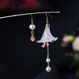 Glaze Petunia Asymmetric Earrings Retro – Surprise Gifts — 4