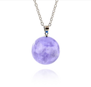 Moon resin pendant clavicle necklace – Jewelry Gift Ideas — 12