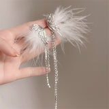 Women's Temperament Fashion Feather Tassel Earrings – Stylish Gifts — 3