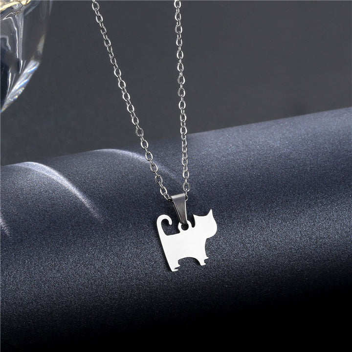 Animal Necklace Cute Kitten 304 Stainless Steel – Jewelry Gift Ideas — 1