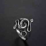 Men's Personalized Jewelry Thai Silver Snake Ring – Jewelry Gift Ideas — 1