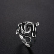 Men's Personalized Jewelry Thai Silver Snake Ring – Jewelry Gift Ideas — 1