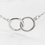 Circle double ring necklace – Jewelry Gift Ideas — 4