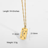 Statement Square Tarot Signet Pendant Necklace – Jewelry Gift Ideas — 4