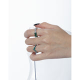 V-shaped Irregular Face S925 Sterling Silver Ring – Gifts for Her — 6