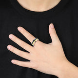 Roman Digital Rotating Titanium Steel Men's Ring – Gifts for Him — 11