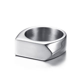 Stainless Steel Men's Ring Can Be Engraved – Gifts for Him — 1