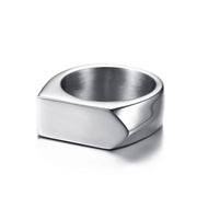 Stainless Steel Men's Ring Can Be Engraved – Gifts for Him — 1