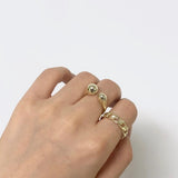 Brass Vacuum Plating 18K Gold Ring Female Fashion – Stylish Gifts — 5