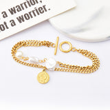 Gold Plated Chunky Statement Medal Pendant – Jewelry Gift Ideas — 3