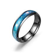 Titanium Steel Color Changing Ecg Temperature Ring – Surprise Gifts — 5