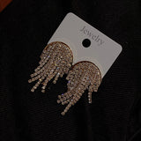 Fringed Vintage Sparkle Full Diamond Luxury Bridal – Thoughtful Gifts — 4