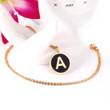 Golden English alphabet pendant – Jewelry Gift Ideas — 15