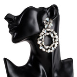 Ring-studded acrylic earrings – Unique Gift Ideas — 6
