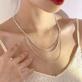 Women's Sparkling Three-layer Twin Necklace – Jewelry Gift Ideas — 5