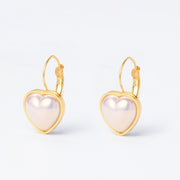 Hollow Sector Pearl Feather Wings Love Heart – Gifts for Couples — 7