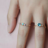925 Silver Natural Haiwen Tanzanite Ring Girl – Gifts for Kids — 1