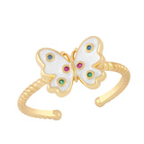 Oil Butterfly Ring Fashion Ins Style Index Finger Ring – Stylish Gifts — 4