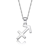 S925 Sterling Silver Twelve Constellation Pendant – Stylish Gifts — 16