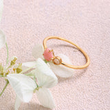 Small Shaped Queen Shell Crystal Ring – Thoughtful Gifts — 3
