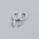 S925 Sterling Silver Geometric Tapered Diamond – Meaningful Gifts — 7