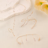 Fashion Simple Zircon Leaves Finger Chain – Stylish Gifts — 5