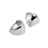 Metal Frosty Irregular Vintage Triangle Earrings – Meaningful Gifts — 3