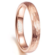 Wide Rose Gold Carved Men Ring – Gifts for Him — 5