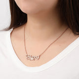 DIY Name Stainless Steel Cut Letter Necklace – Jewelry Gift Ideas — 6